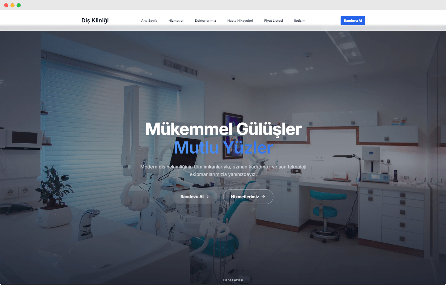 Klinik Web Sitesi